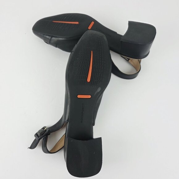 ROCKPORT Leather Women Slingback Flats ‎ Size 9 - Picture 12 of 14